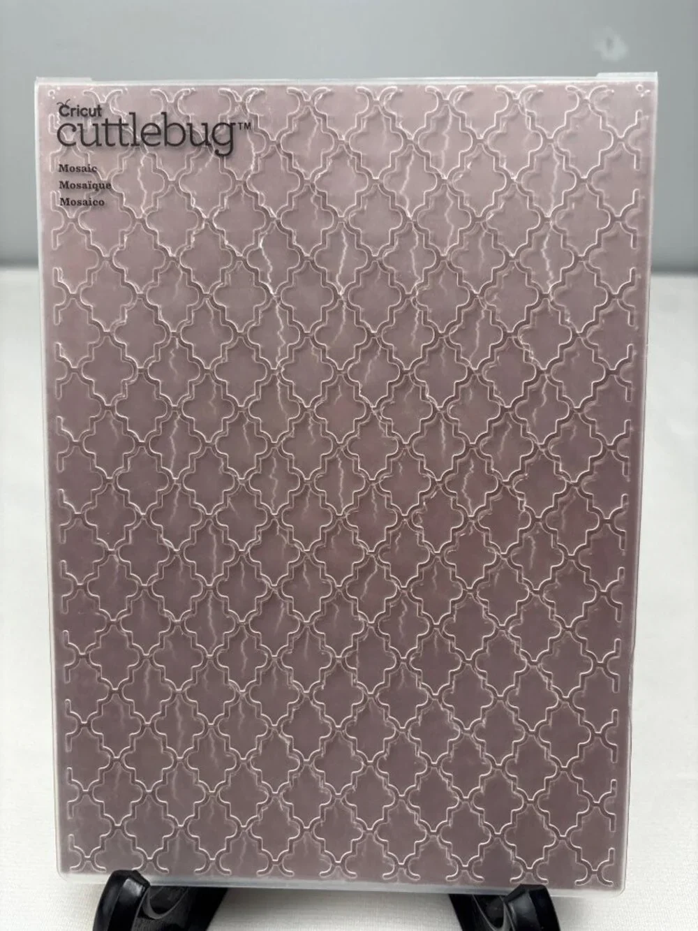 Cricut Cuttlebug Mosaic Embossing Folder DIY Crafts Cardmaking 5x7